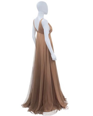 AW1998 GUCCI BY TOM FORD TULLE MAXI DRESS
