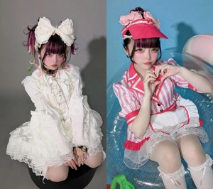 白ゴス☓サマバケの2種類混合チェキ(2枚セット)