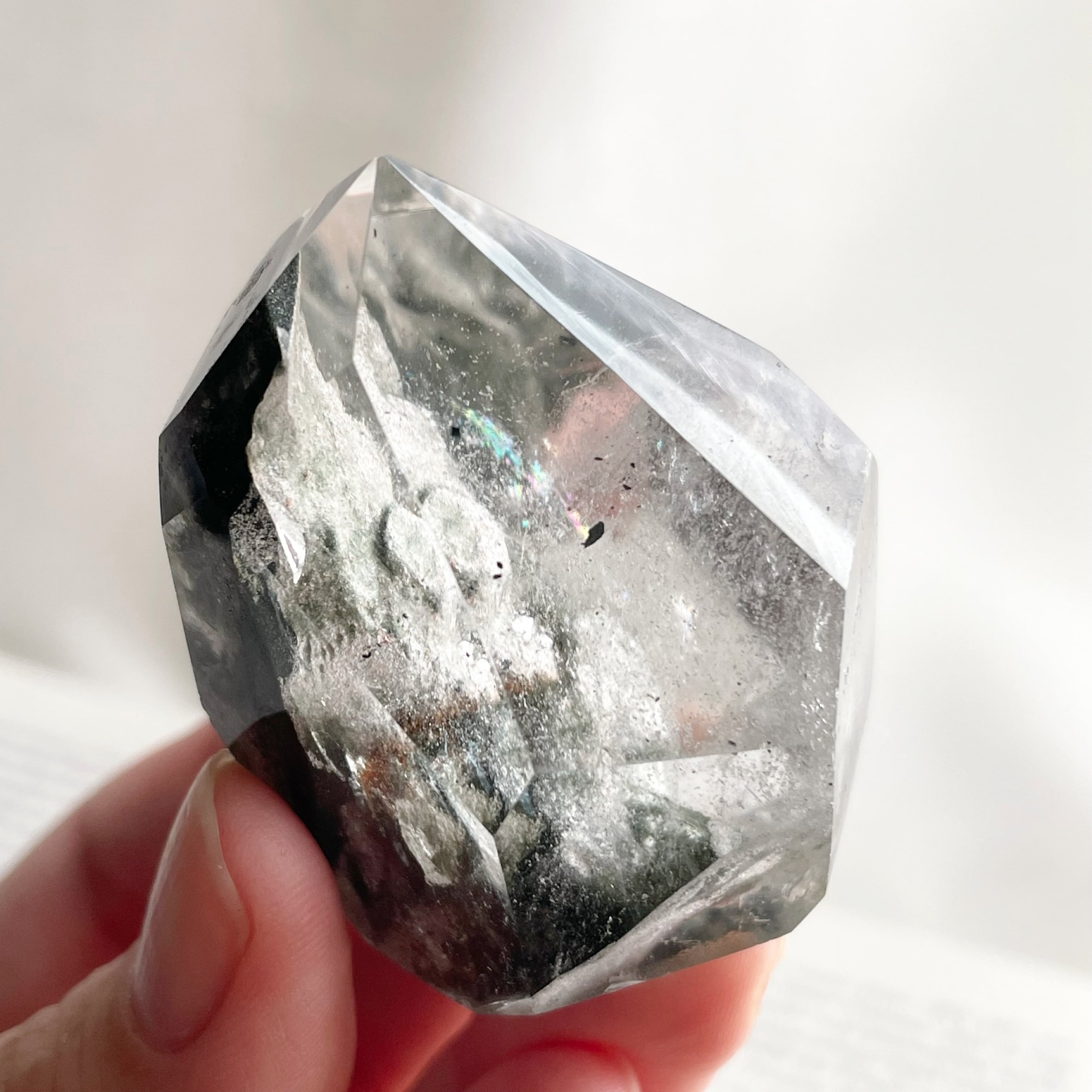 天然石 高品質 ガーデンクォーツ フリーフォーム ガーデンクォーツ フリーフォーム B | Violet Beaming Stone 〜天然石