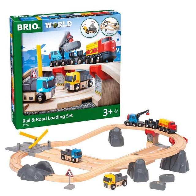 BRIO レール＆ロード採石セット 33210