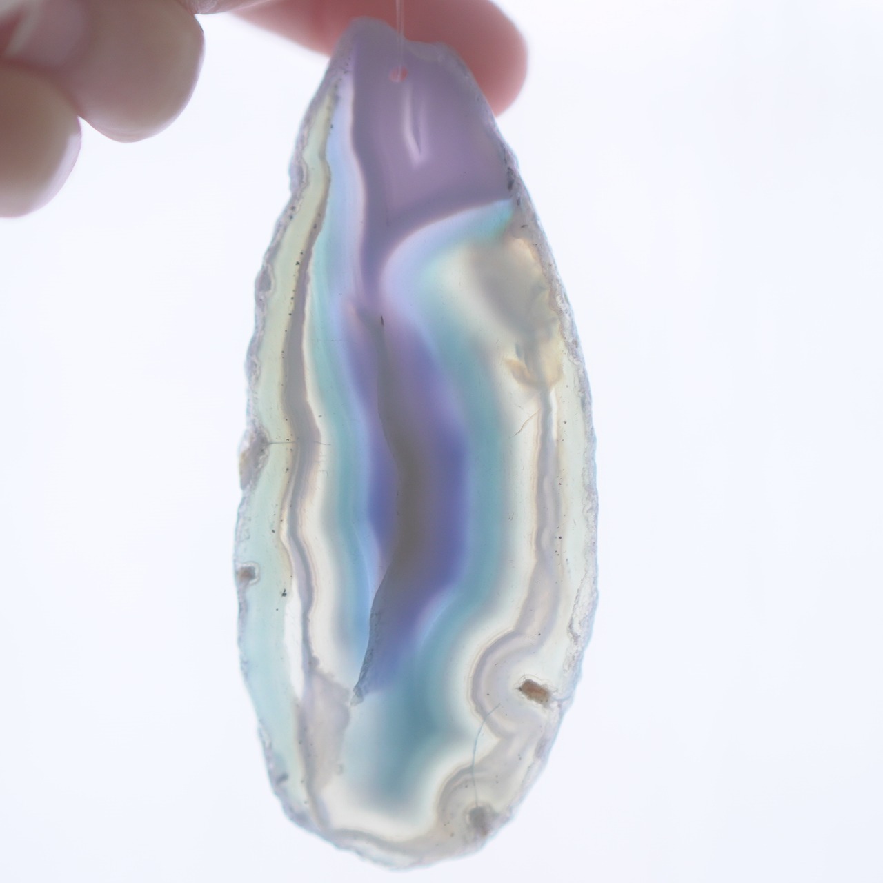 Blue Planet - アゲートヒーリングチャイム / Agate Sun Catcher Wind Chime 397