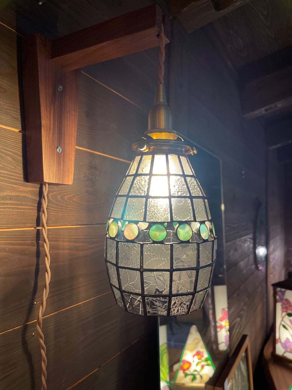 [新作・限定品]昭和浪漫（日本昭和硝子）（ステンドグラスの壁灯）