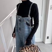 デニムキャミジャンパーSK/ブルー