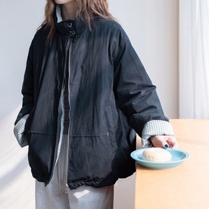 stand collar padded jacket