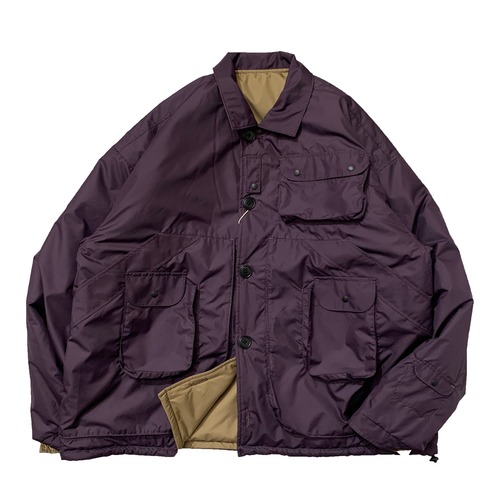 NOROLL / TWO FACE JACKET -PUPLE x BEIGE-