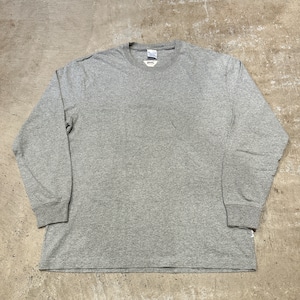 ⓃCHAMPION RHC L/S T- SHIRT GRAY SIZE M