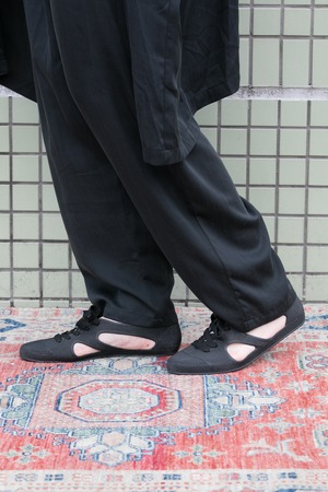 【F-TROUPE】Liberty × bathing shoes BLACK (K106)