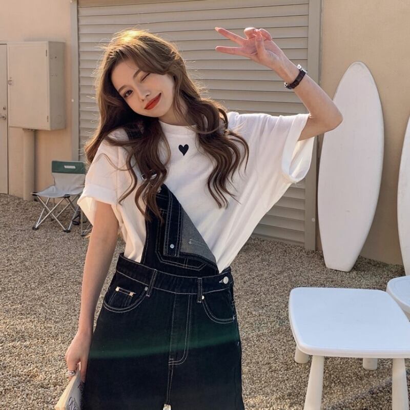 サマースタイルホワイトTシャツ シャツ トップス 夏物 試着室15251546116