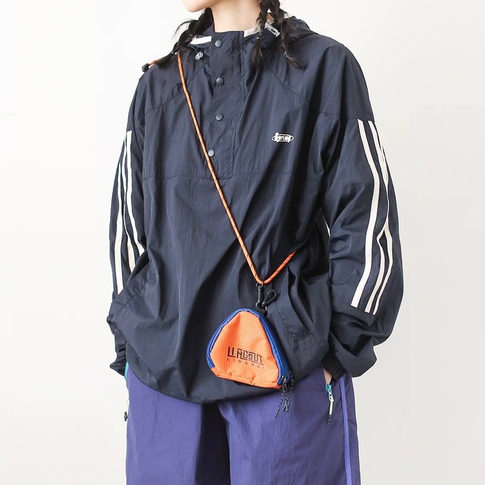 ライン入りハーフジッププルオーバー C00500