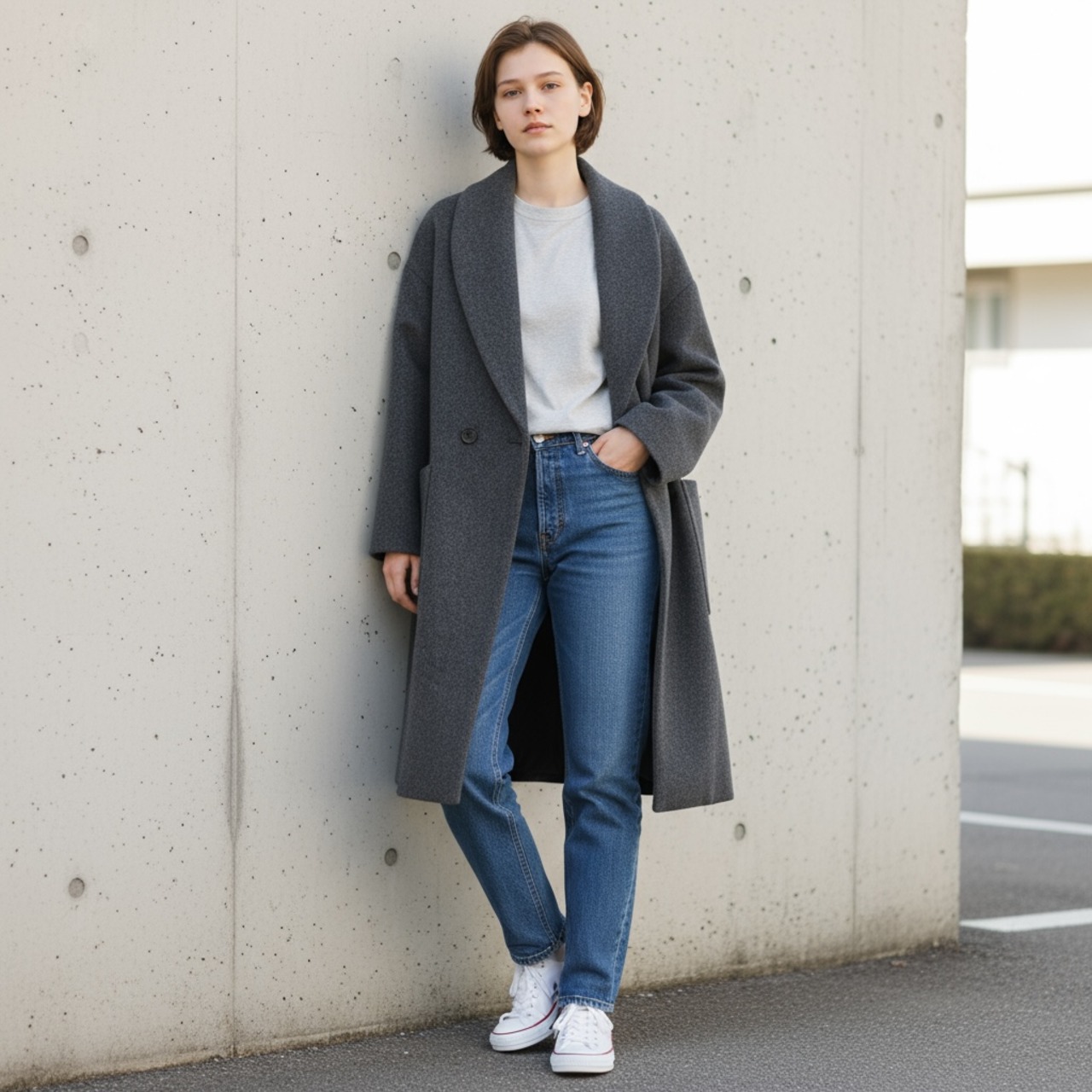 BORDERS at BALCONY COCOON COAT ボーダーズアットバルコニー　コクーンコート