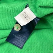 TOMMY HILFIGER トミーヒルフィガー CUSTOM FIT 鹿の子 半袖 ポロシャツ L/G /グリーン メンズ