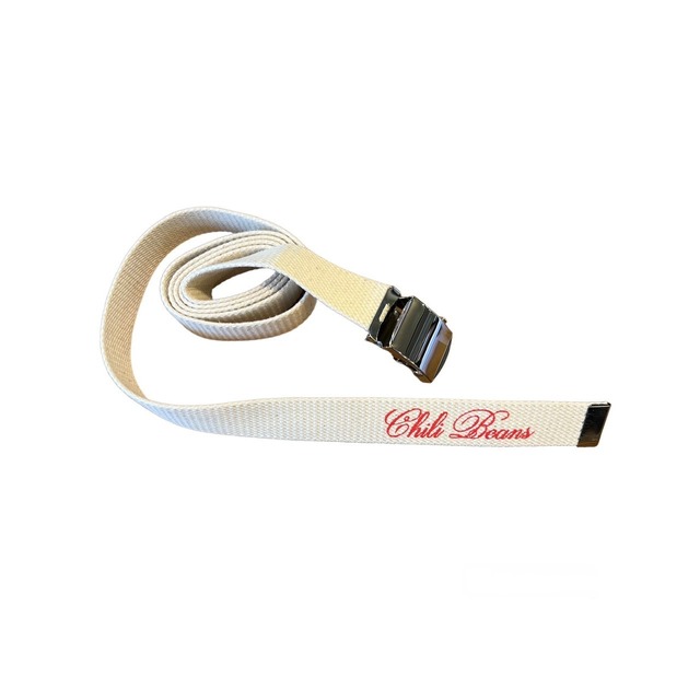 CHILI BEANS #Logo Belt Beige