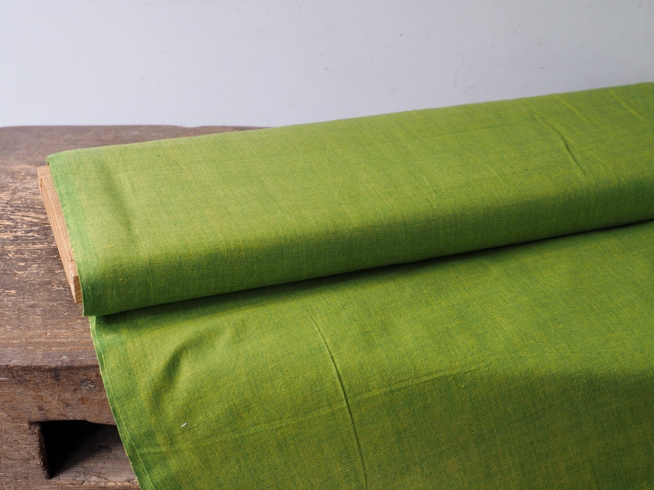 bengal fabric b49 yellow green