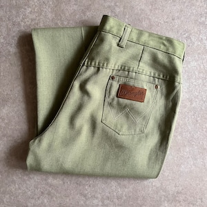 1970s "Misses" Wrangler Rancher Dress Pants Made in USA W31 L29 G562