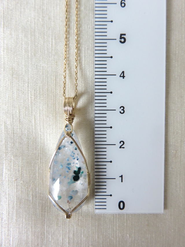 ハイクオリティ大粒12.9ct】ギラライトインクォーツ女神巻き 