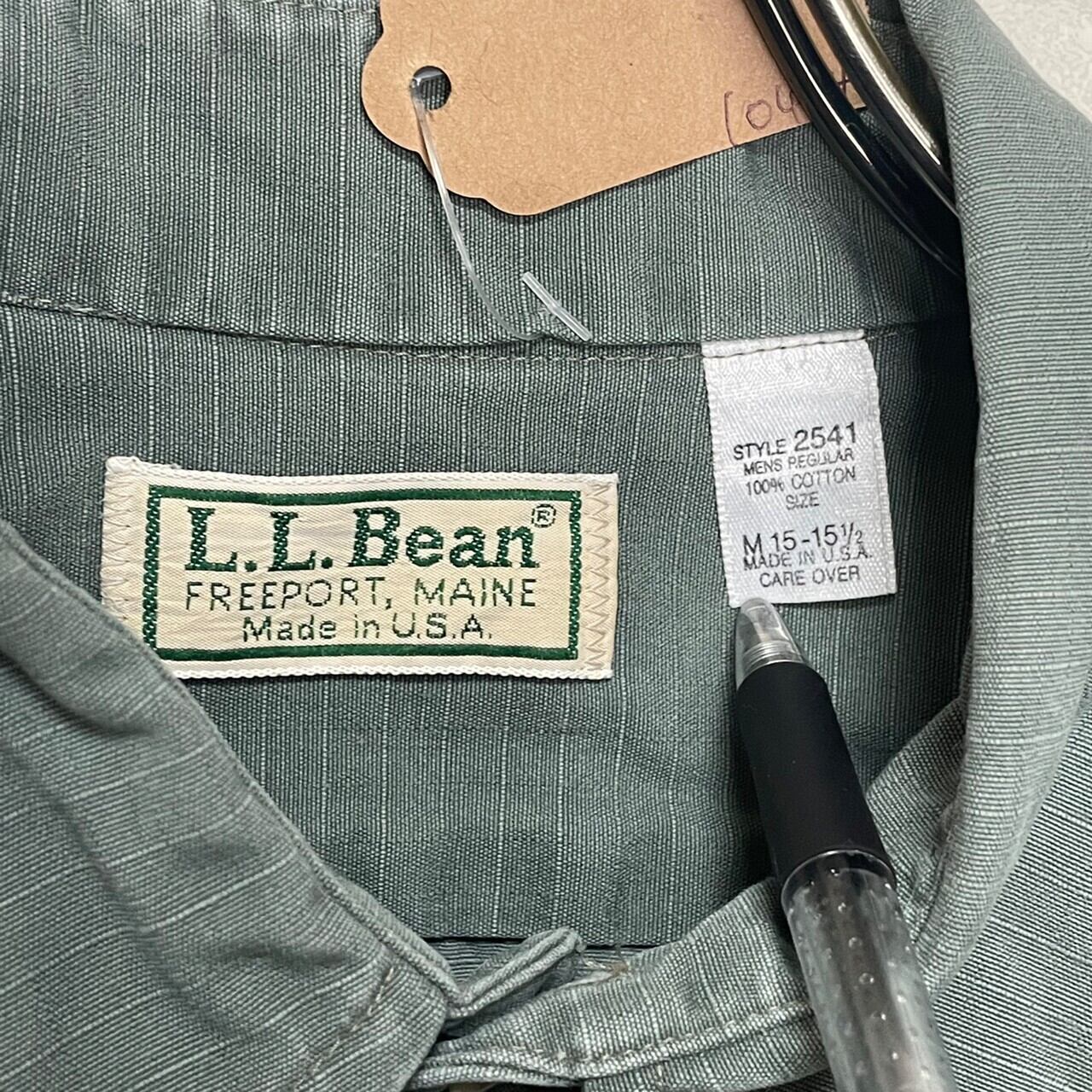 Made in USA】L.L.Bean 長袖シャツ M コットン100% | 古着屋OLDGREEN
