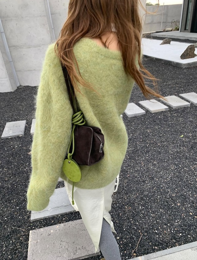 (予約) poster / R alpaca cardigan 3color