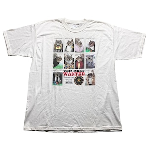 “TEN MOST WANTED” squirrel print tee