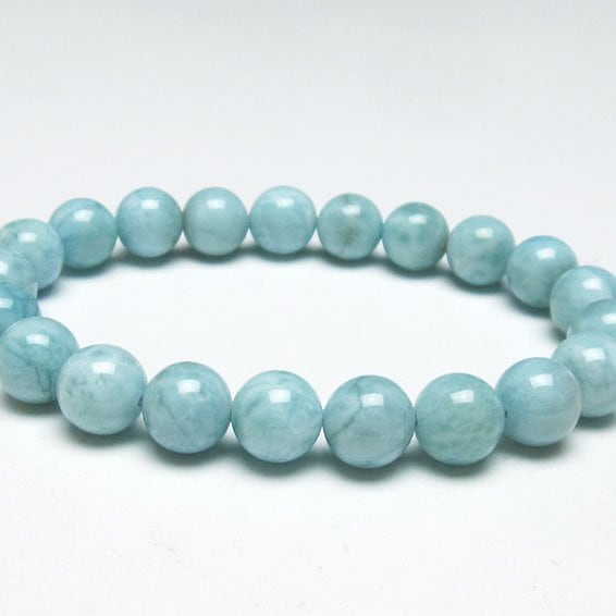 ラリマー ブレスレット 9mm 一点物 111-38264