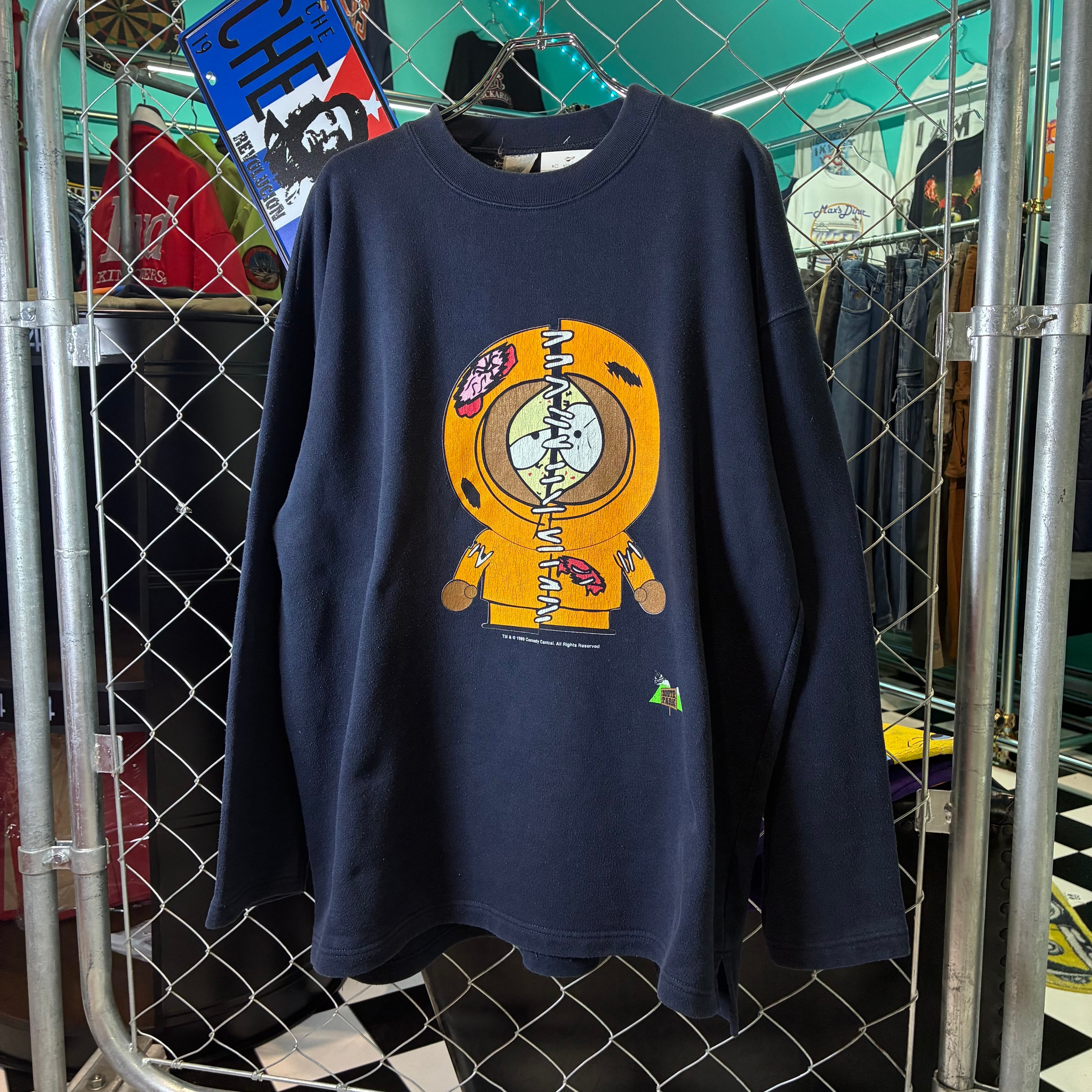 90s SOUTH PARK ヴィンテージスウェット サウスパーク ネイビー | 古着