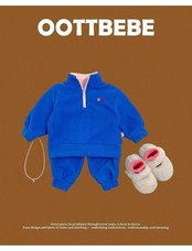 韓国子供服 / 26winter / oottbebe / ふわふわアノラック上下セット / ベビー&キッズ / 冬服 *XS~XL*