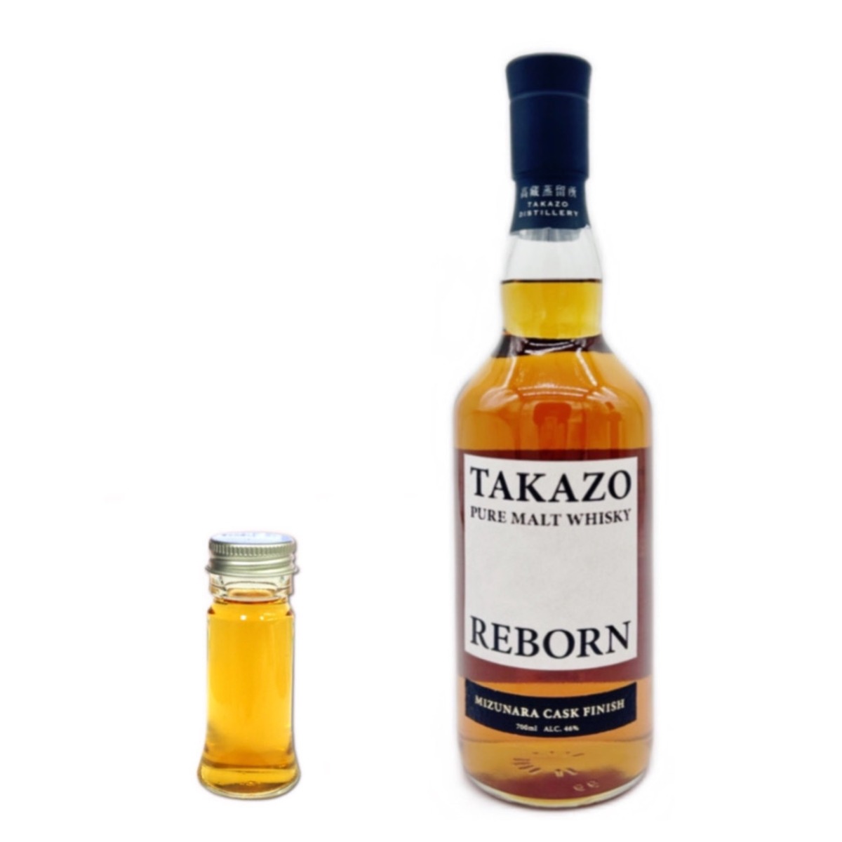 量り売り】 TAKAZO PURE MALT WHISKY REBORN MIZUNARA CASK FINISH 46 