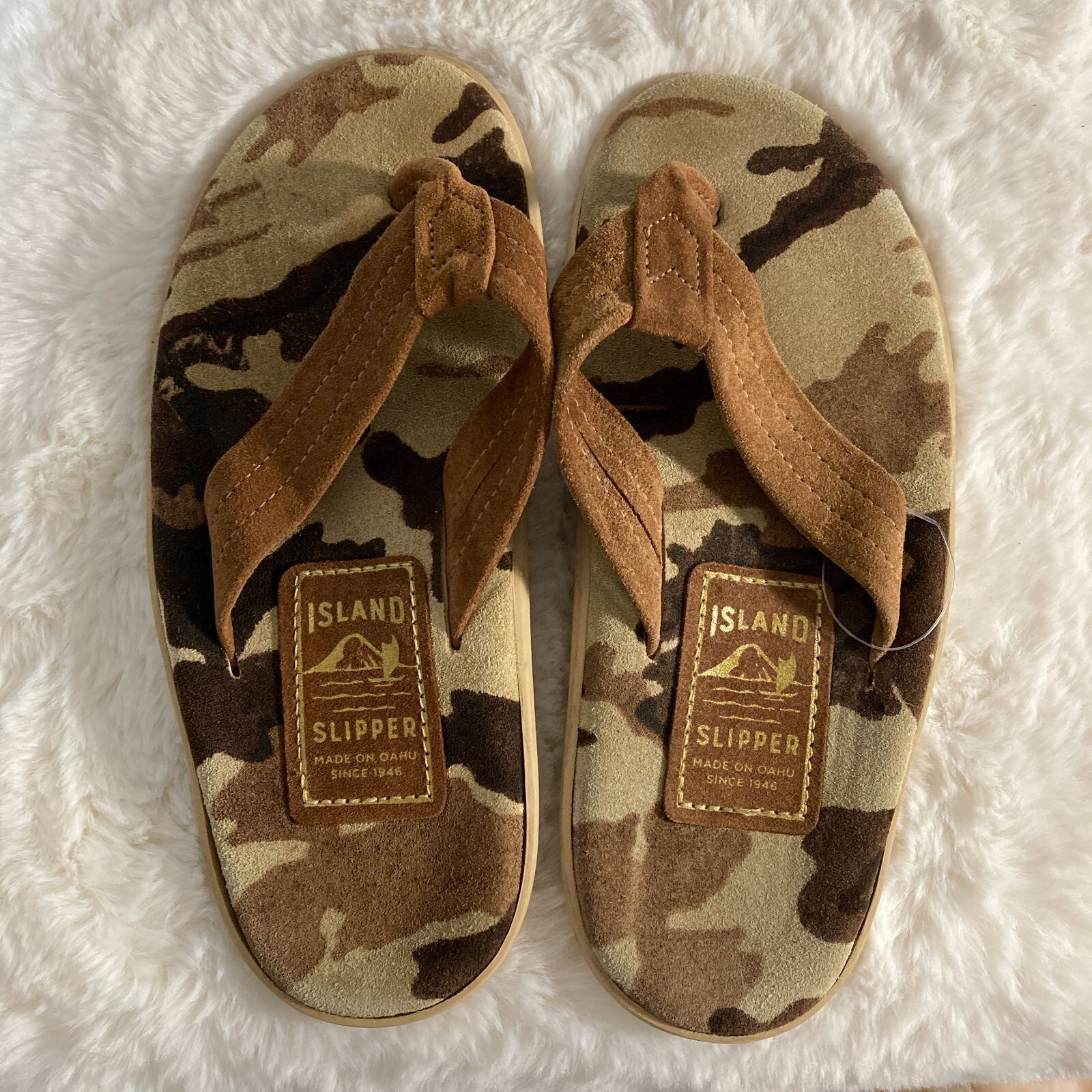 ハワイ製 ISLAND SLIPPER アイランド スリッパ スエードレザー