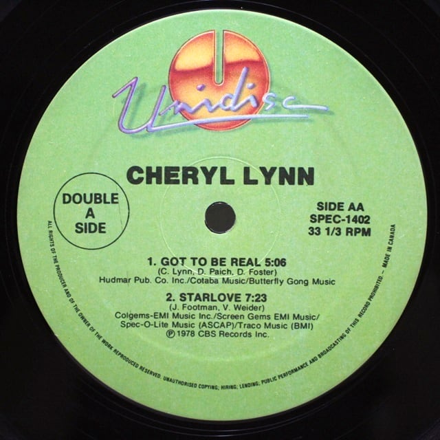 People's Choice / Cheryl Lynn / Do It Any Way You Wanna / Got To Be Real / Starlove [SPEC-1402] - 画像4