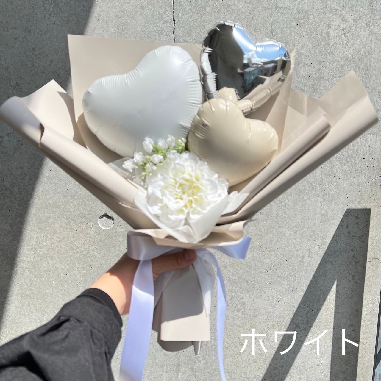 9色のハートバルーンブーケSサイズ | COCOストア