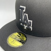 NEW ERA 59FIFTY/5950 ロサンゼルス・ドジャース ブラック×ブラックホワイト