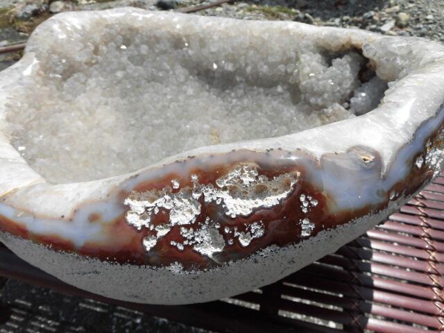 【送料無料】特大瑪瑙たまり