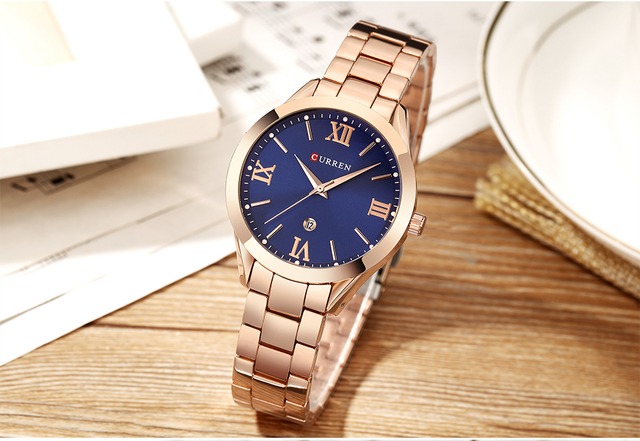 CURREN LT-C9007(rose-blue) レディース腕時計