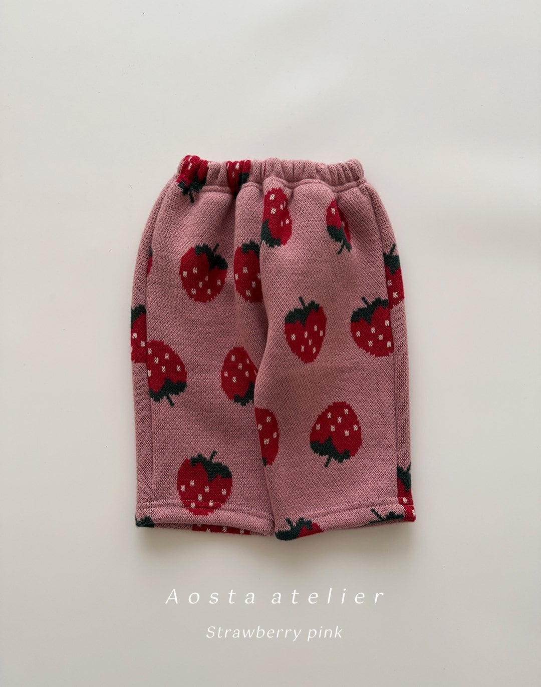 予約販売【Aosta】ネネパンツ スストロベリーピンク 70~110cm 2025 WINTER 韓国子供服