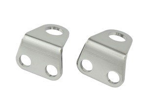 【人気】ポッシュフェイス(POSH FAITH) バイク用品 ウインカーステーベース メッキ TW200 023096-03