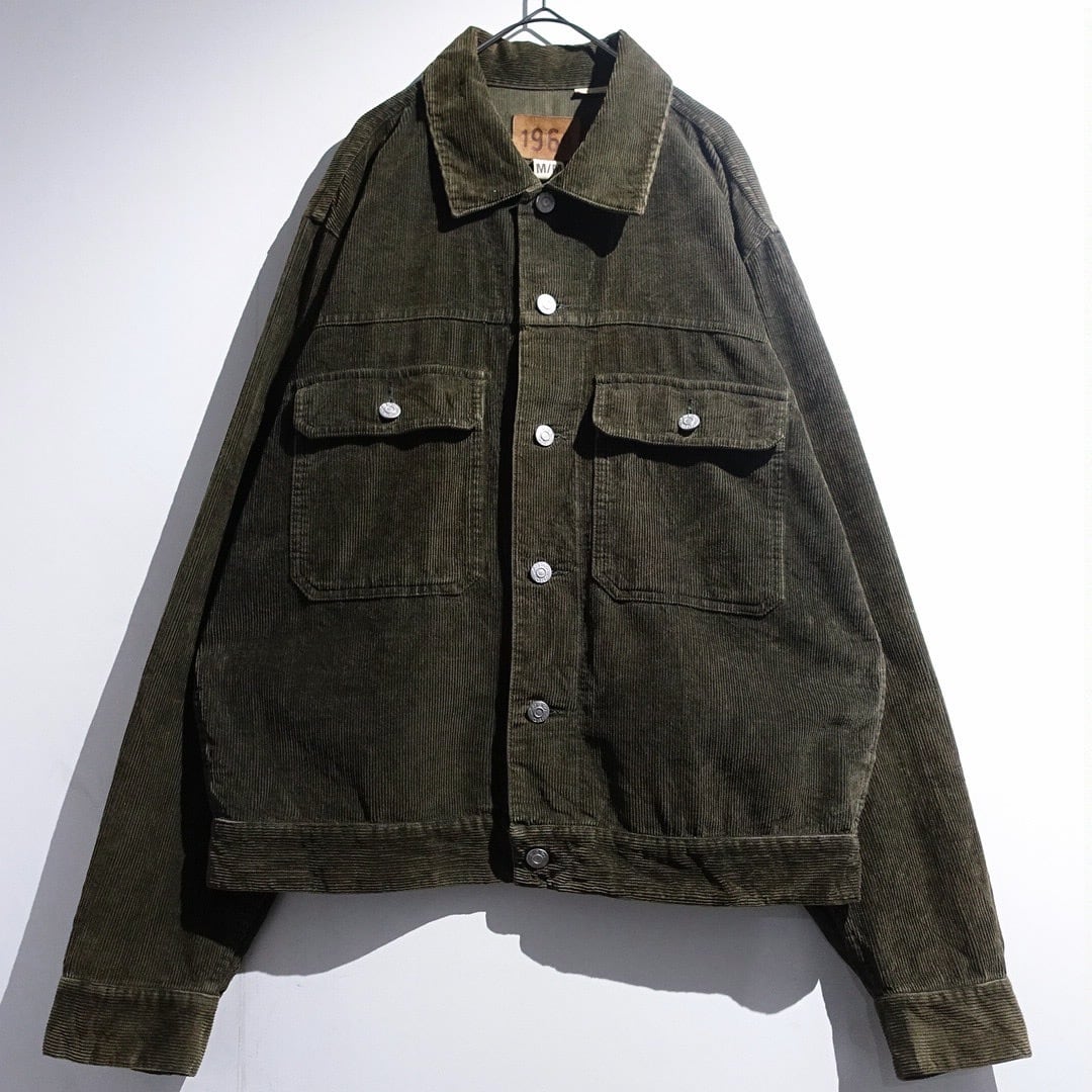 "OLD GAP" Moss Green Corduroy Trucker Jacket