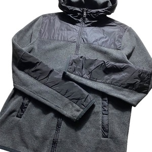 PRADA nylon switching fleece jacket