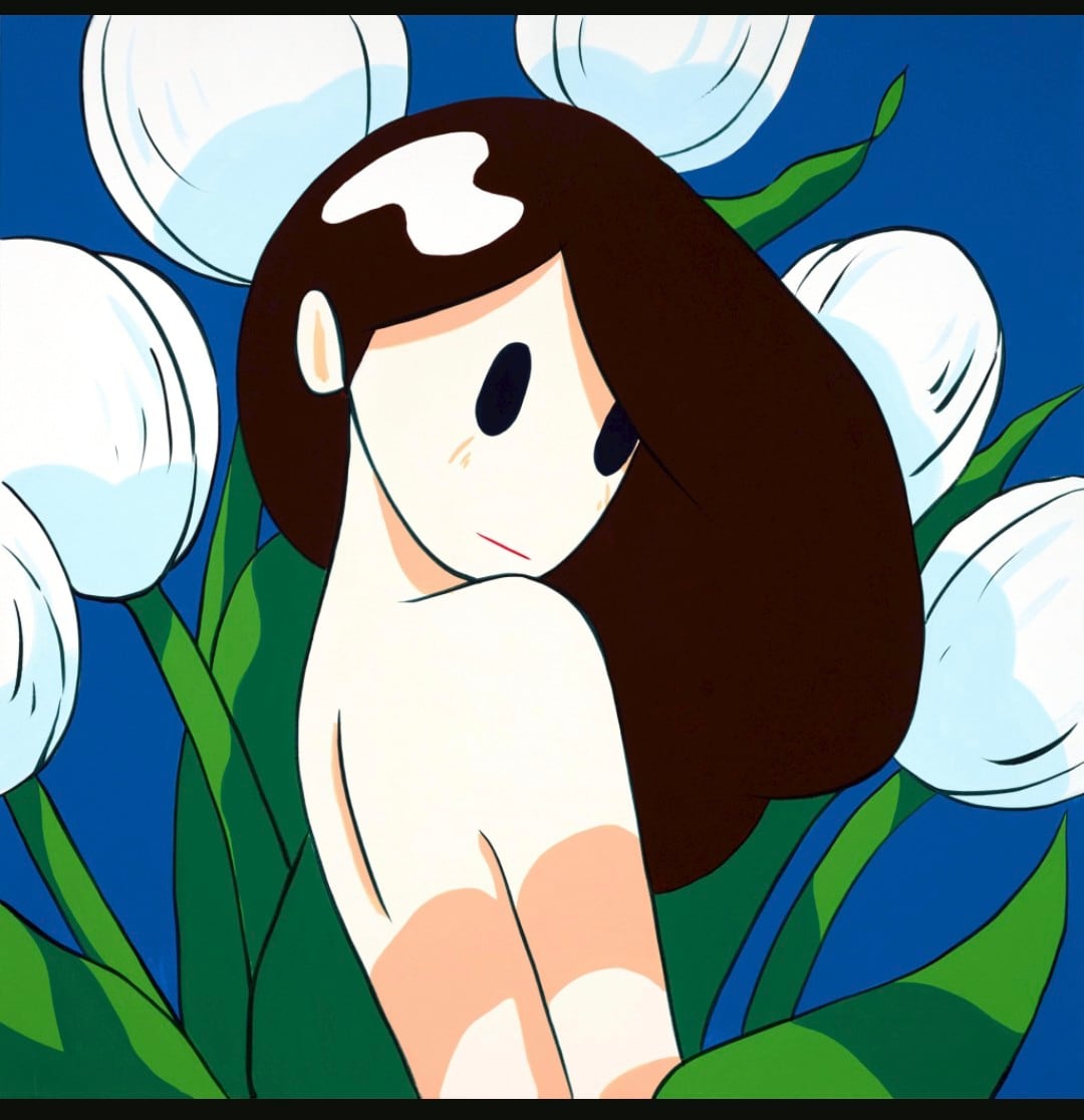 ARTwork] 天野タケル『Venus in Flower』acrylic on canvas