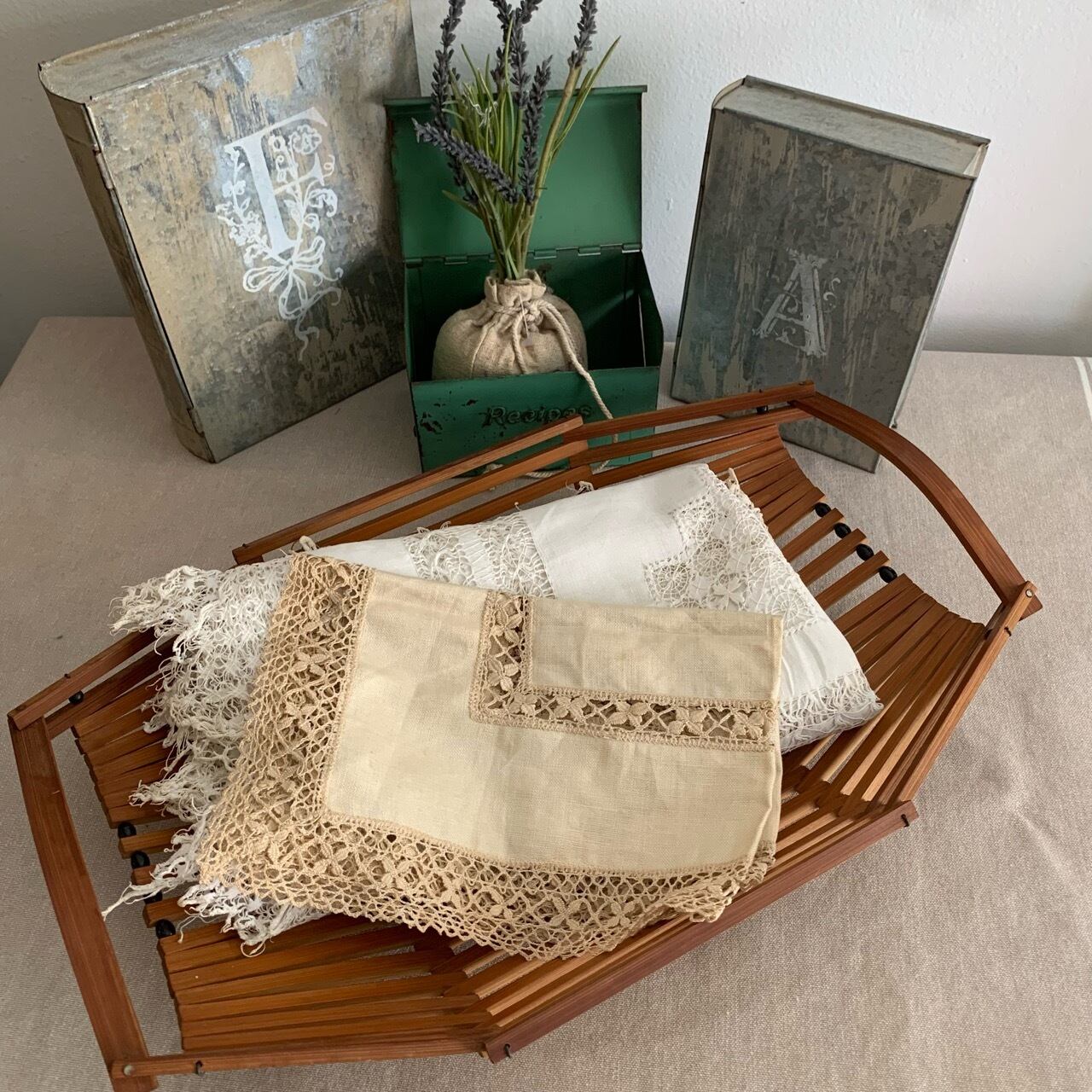 ビンテージ 竹トレー 古い竹製トレー 竹かご レトロ お洒落トレー