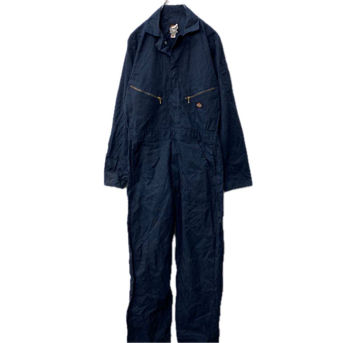 Dickies オールインワン ワークウェア つなぎ ブラウン キルティング 