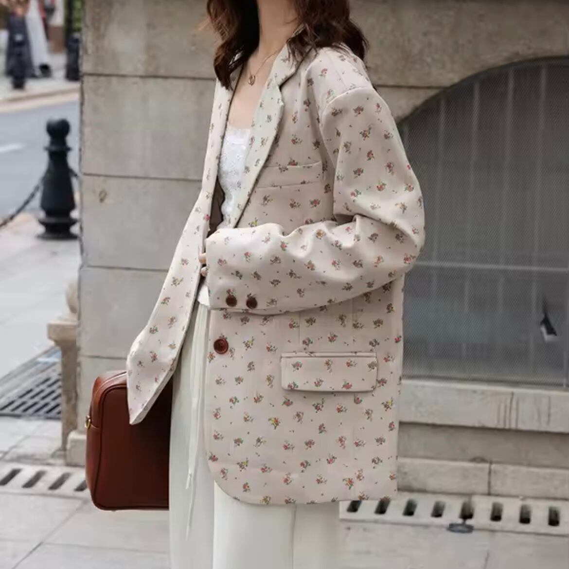 flower tailored jacket