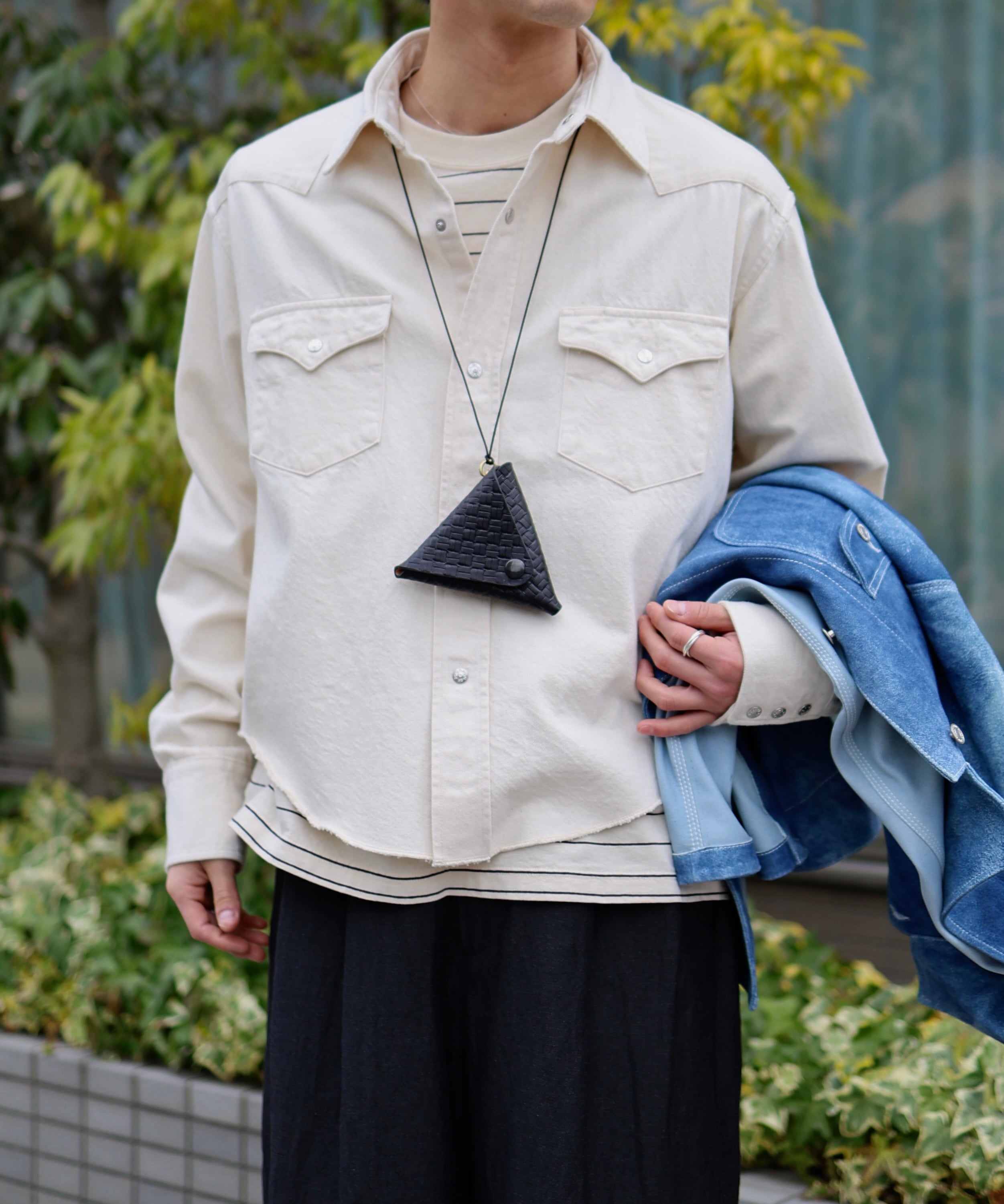 専用　UNUSED 15ssベージュ スエードシャツ UNUSED アンユーズド 15AW Suede Pullover Western Shirts スエード