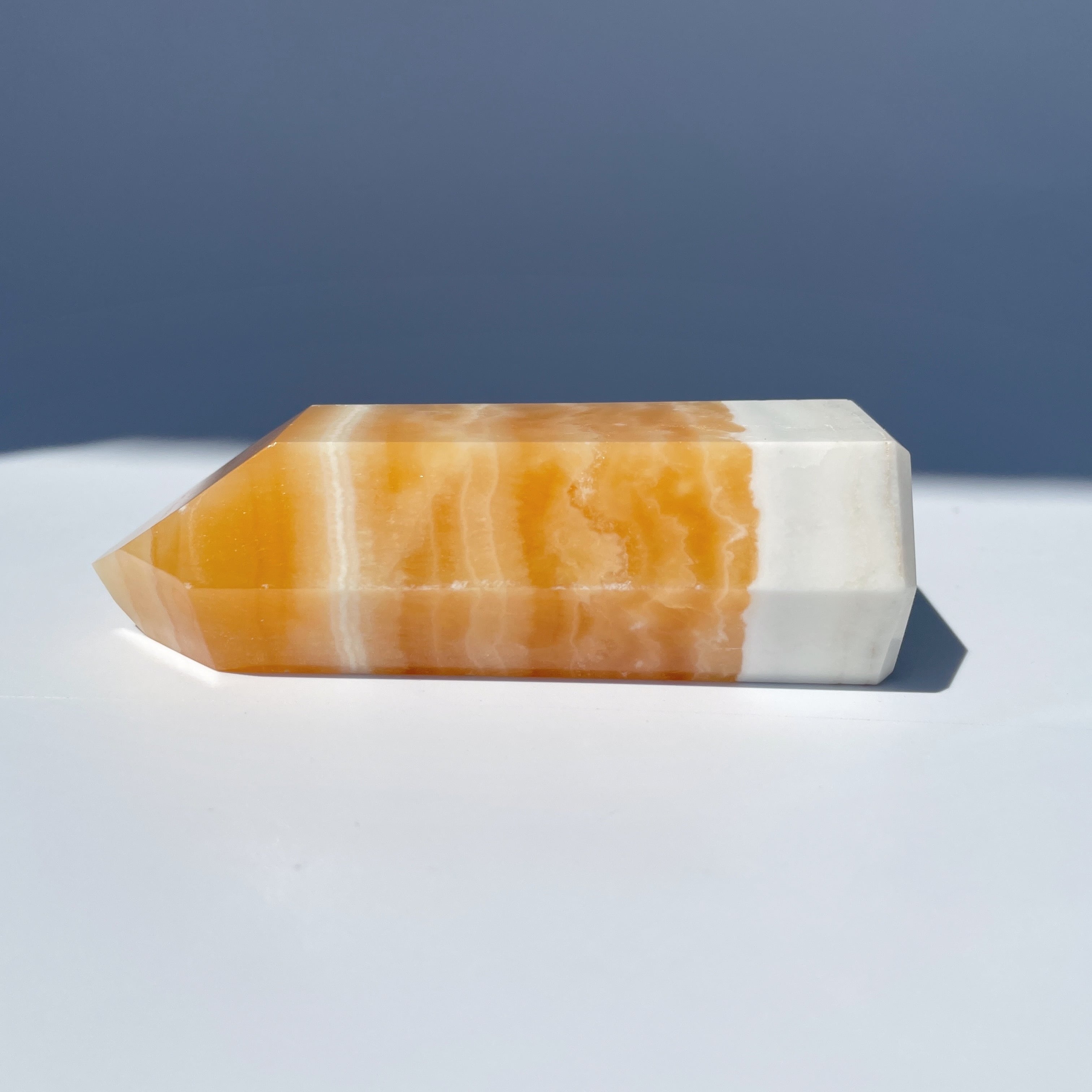 オレンジカルサイト タワー型05◇ Orange Calcite ◇天然石・鉱物