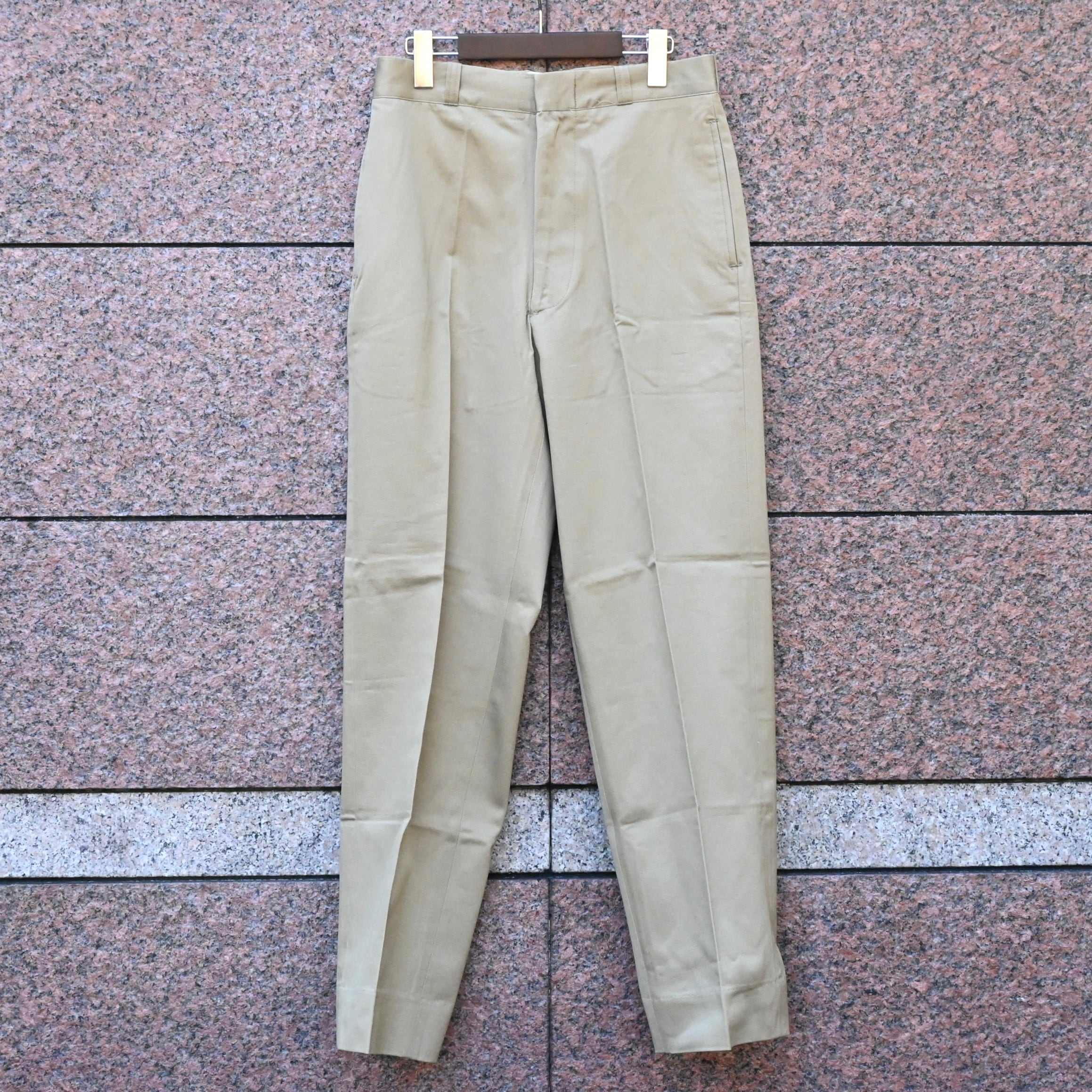 デッドストック 70s US ARMY durable press チノパンツ 4f8cab75052aa4d3dac57ab9551bfb