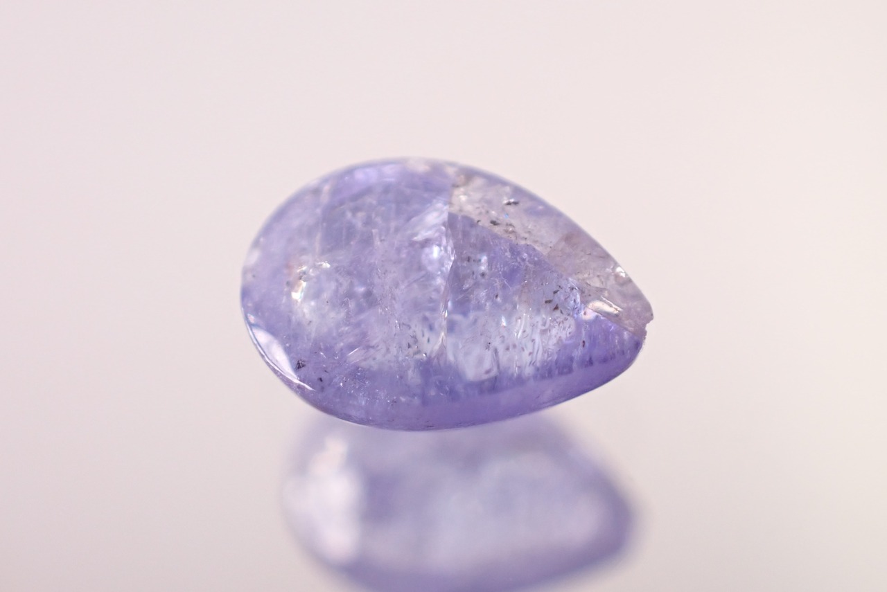 【原石セット】タンザナイト　0.52ct/2.06ct　[D3-404]