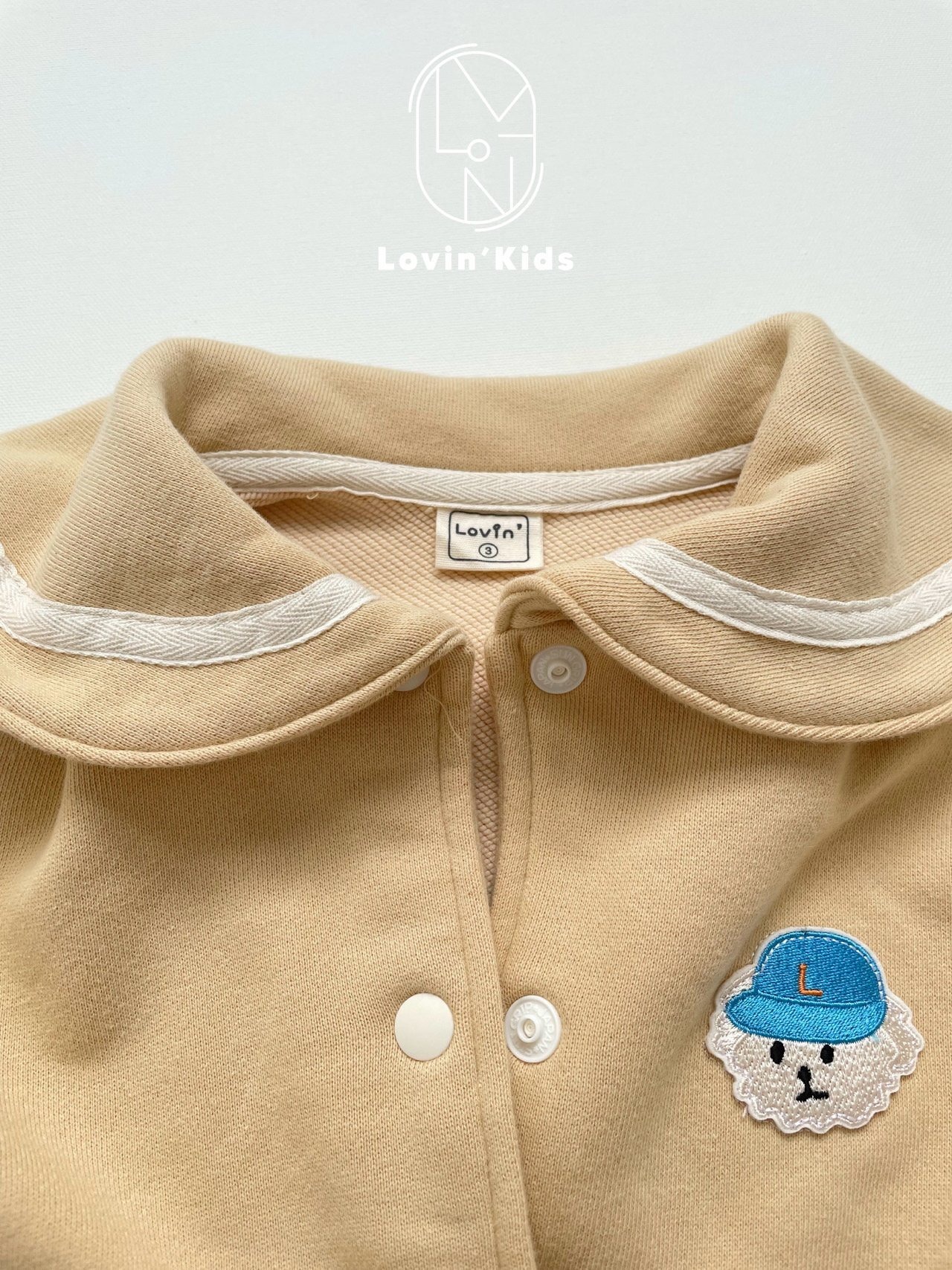 【Lovin'】セーラージャンパー 80〜130cm クリーム - 6