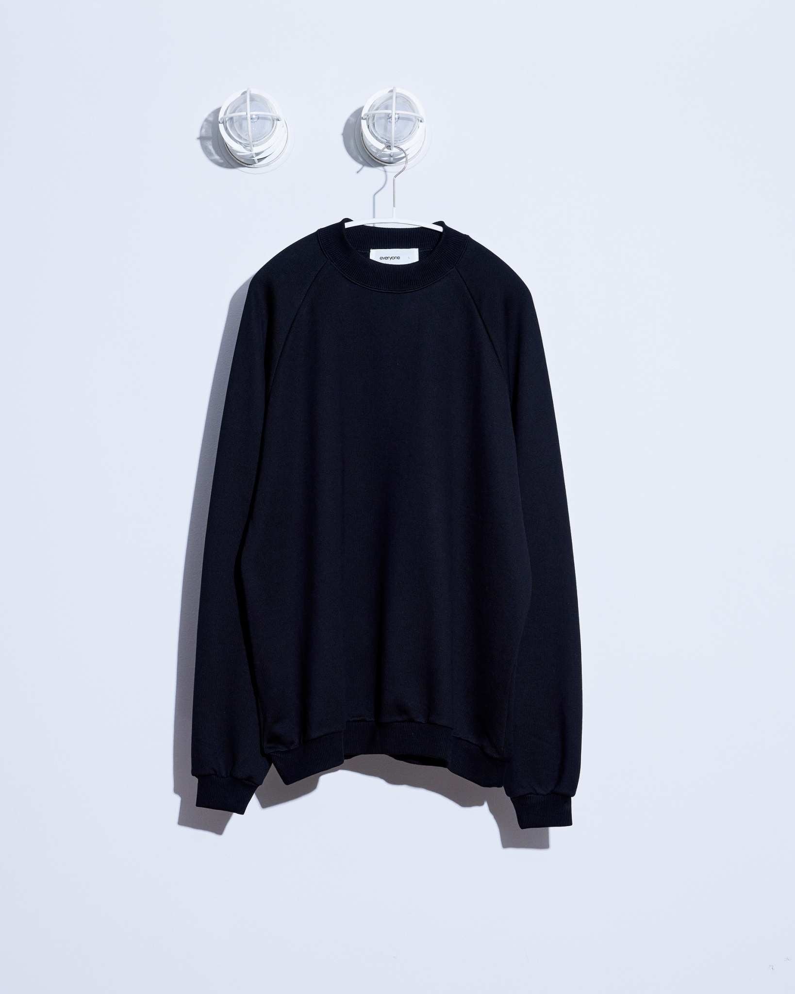 everyone COTTON CREW NECK (BLACK) - www.sorbillomenu.com