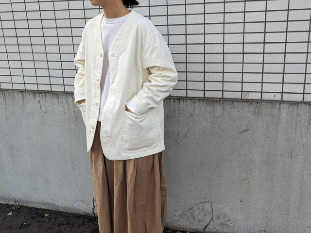 【DELICIOUS】Corduroy Collarless Jacket（Unisex）　|　JAMES&CO.