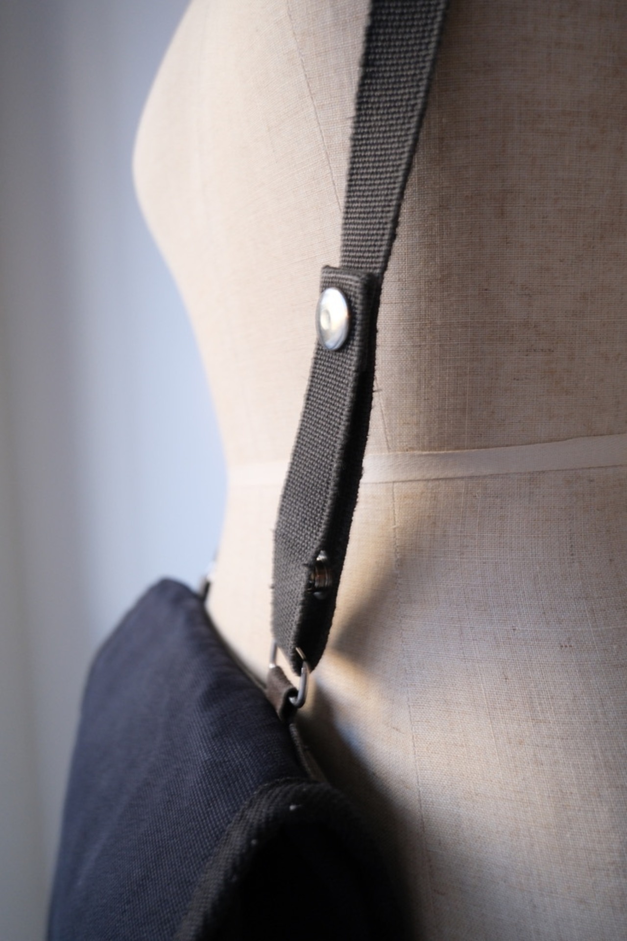 Marimekko  black canvas shoulder bag