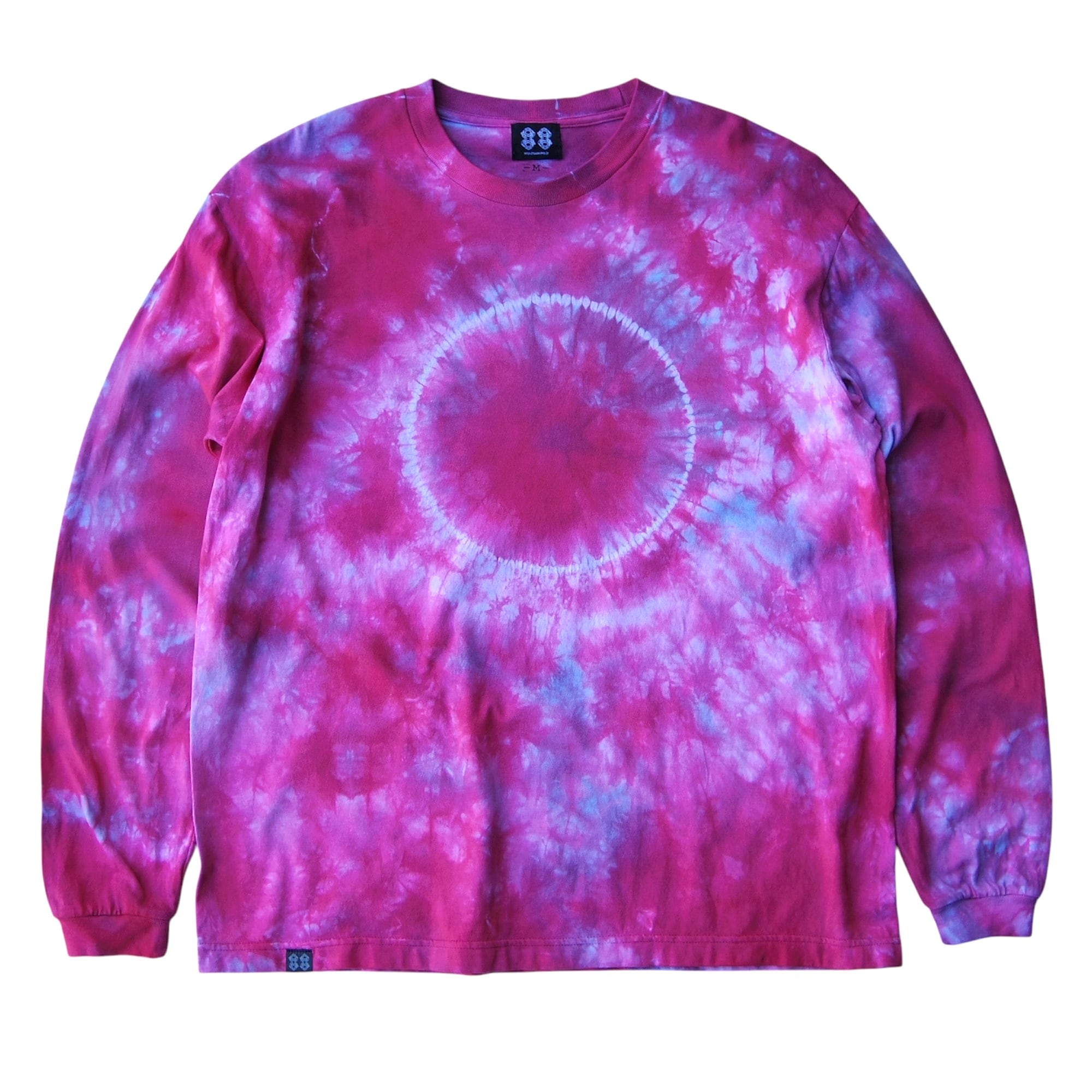 “○絞り” TIE DYE BIG L/S T-SHIRT / タイダイ ビッグ ロングスリーブTシャツ 《Red》