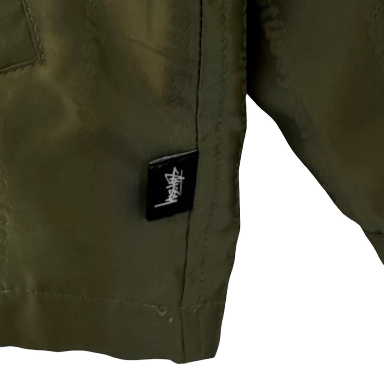 stussy ステューシー コーチジャケット 総柄 ストライプ アース stussy ステューシー コーチジャケット 総柄 ストライプ アース